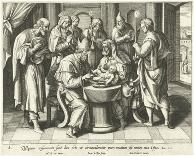 The circumcision of Christ by Jacob de Bie